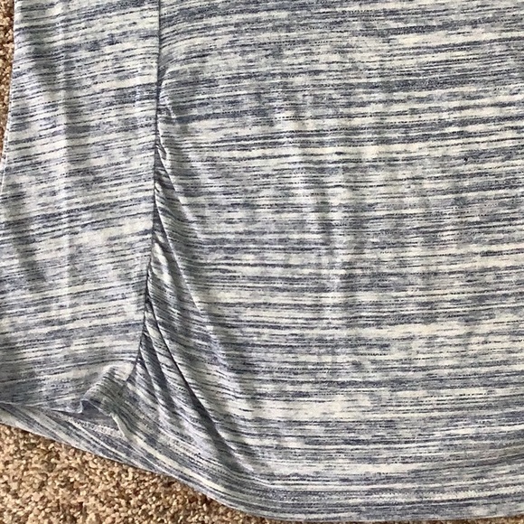 Liz Claiborne Weekend blue/white stripe scoop neck, 3/4 sleeve top Size XL - Picture 8 of 10